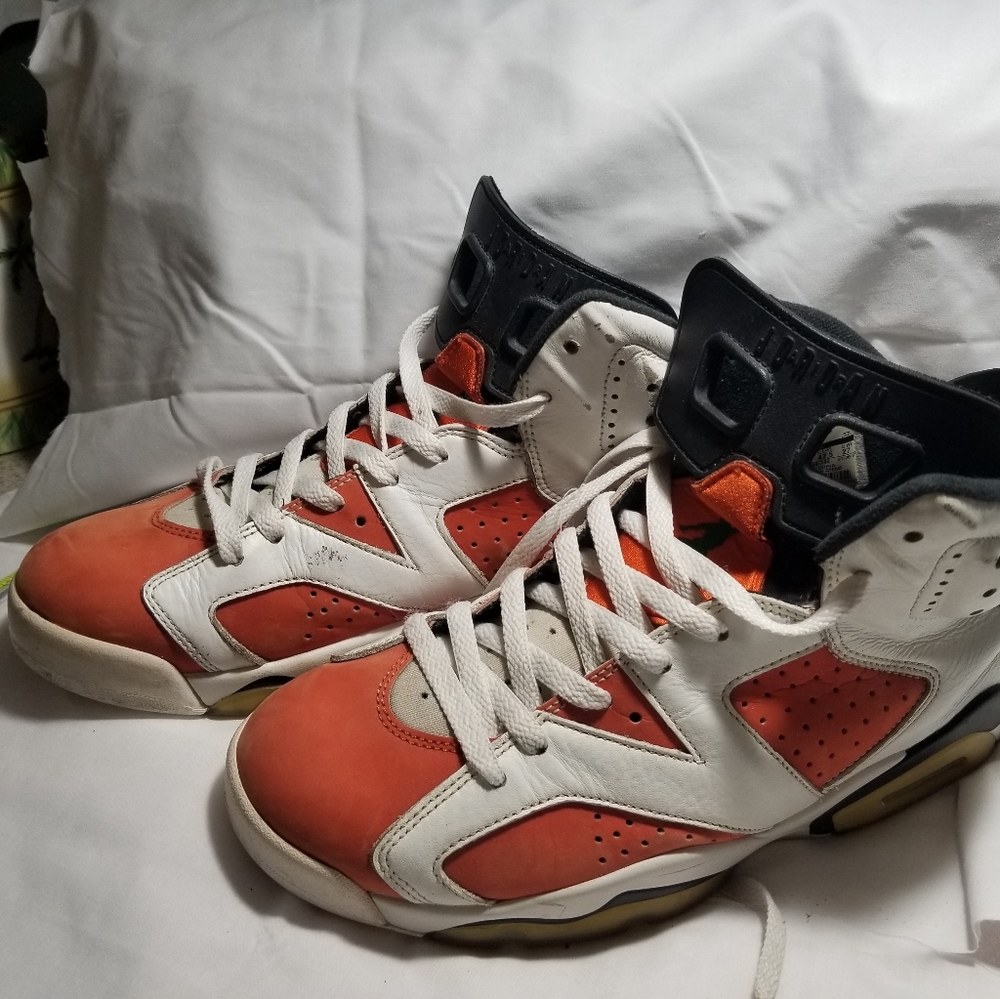 SOLD  Nike Air Jordan 6 VI Gatorade Like Mike White Orange